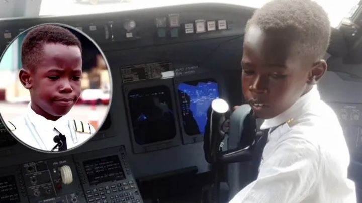 Niño impacta a millones en el mundo al lograr pilotar un avión con solo 7 años de edad