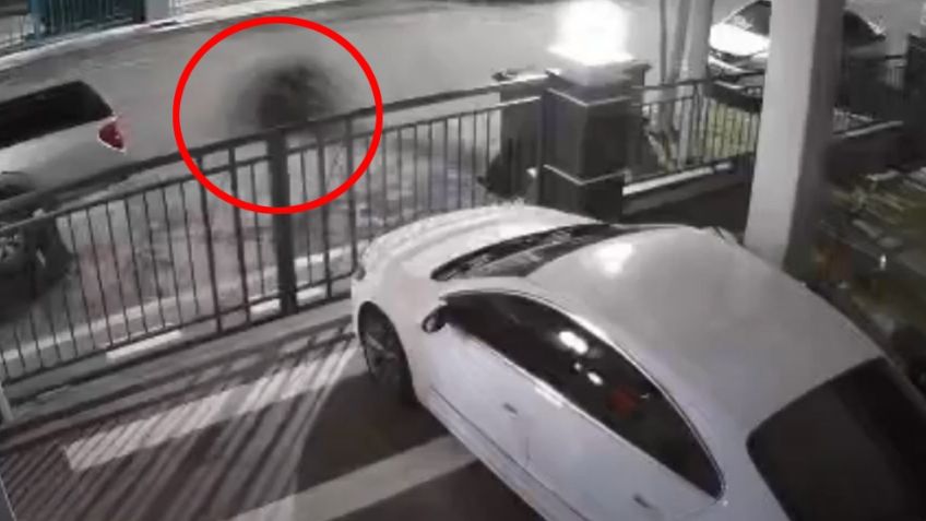 VIDEO: Cámara de seguridad capta sombra "fantasma" en el patio de una casa