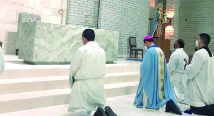 Obispo Felipe acude a la inauguración de nueva parroquia en Cajeme
