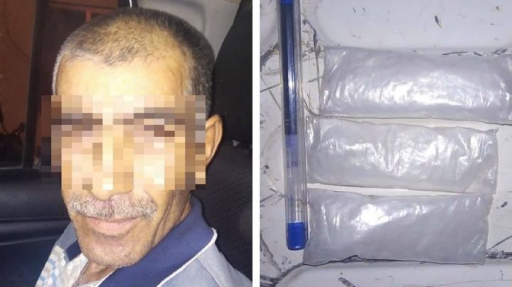 Arrestan a motociclista en Hermosillo; viajaba con tres envoltorios de metanfetamina