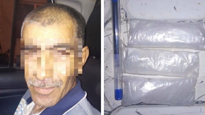 Arrestan a motociclista en Hermosillo; viajaba con tres envoltorios de metanfetamina