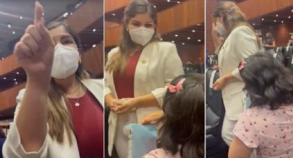 En VIDEO mujer suplica medicina para su hijo y diputada de Morena hace esto: "Qué poca ma..."