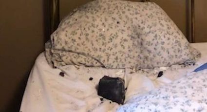 FOTOS: ¡De terror! Un meteorito se estrella contra la cama de una mujer mientras ella dormía