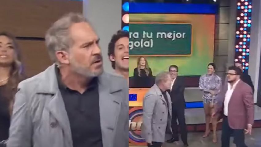 "Vas y ching... a tu m...": Conductor de 'Hoy' enfurece en vivo y tiene pelea con actor de Televisa