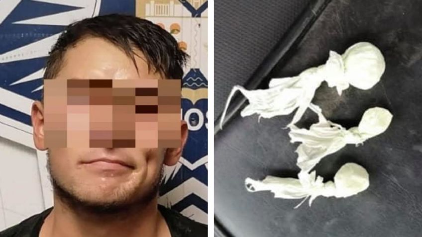 Hermosillo: Intentó escapar de la Policía pero fue capturado en posesión de droga