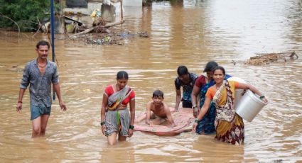 ¡Tragedia en la India! Aumenta a 42 el número de víctimas fatales por torrenciales lluvias