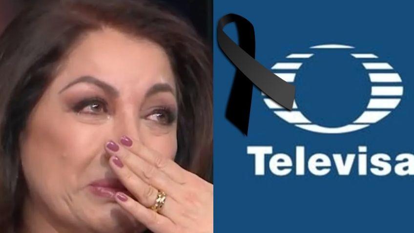 ¡Luto en Televisa! Querida actriz rompe en llanto en vivo y da trágica noticia: "Se me murió encima"