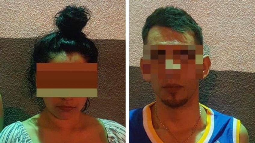 Capturan a pareja de jóvenes en calles de Hermosillo; escondían envoltorios de droga