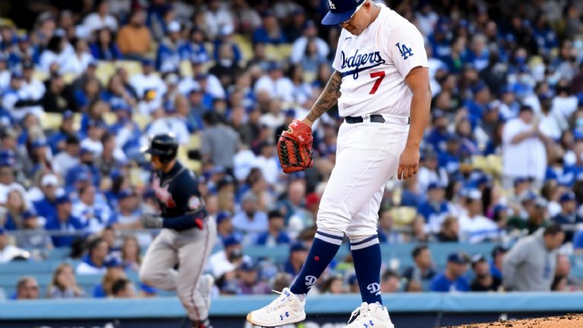 Falla Julio Urías y los Bravos ponen a los Dodgers contra la pared