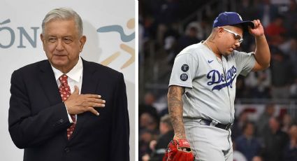 No cambia su quiniela: AMLO confía en Dodgers pese a "maltrato" de Bravos a Julio Urías
