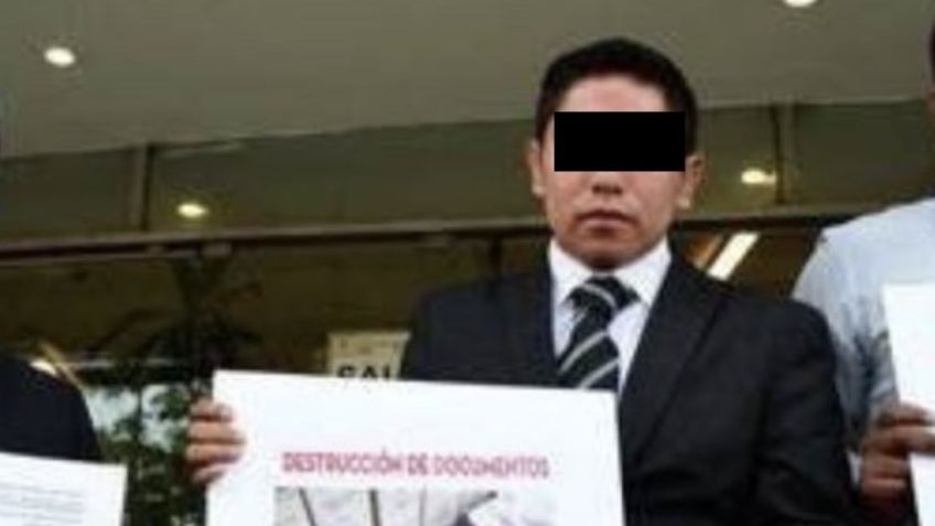 Él es Heriberto, excolaborador de Ana Guevara, candidato a diputado y presunto extorsionador