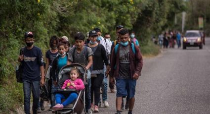 Caravana migrante: Parte de Chiapas grupo de centroamericanos y caribeños rumbo a la CDMX