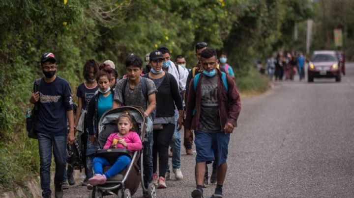 Caravana migrante: Parte de Chiapas grupo de centroamericanos y caribeños rumbo a la CDMX