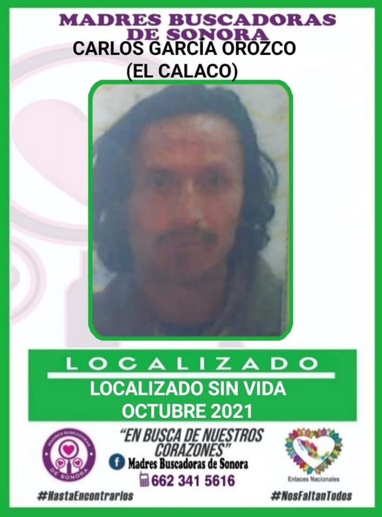 La ficha de búsqueda de Carlos