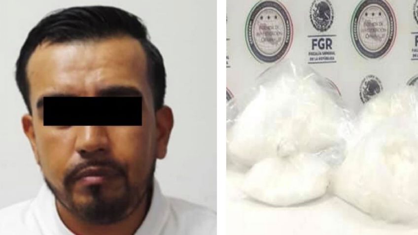 Alto al crimen: En Navojoa aseguran a un hombre; cargaba con más de cinco kilos de droga