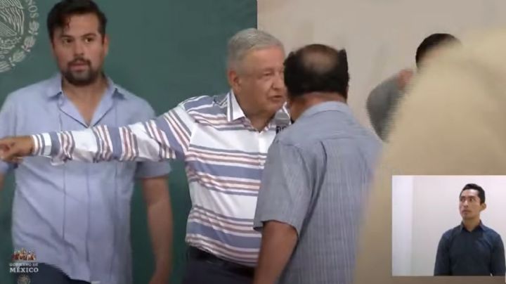 "¿Me van a respetar?": Así fue el brutal encuentro de AMLO y los damnificados del huracán 'Grace'