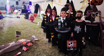 Colegio Altus Montreal realizó 'Trick or Treat': una caravana de Halloween