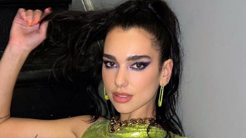 Dua Lipa y el arriesgado vestido transparente con el que dio de qué hablar en las redes