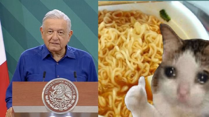 ¡Brutal! Tras 'compras de pánico' de sopas Maruchan, AMLO aclara si saldrán del mercado