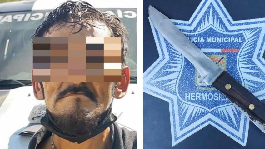 Aprehenden a ladrón armado en Hermosillo; fue sorprendido en medio de robo a vehículo