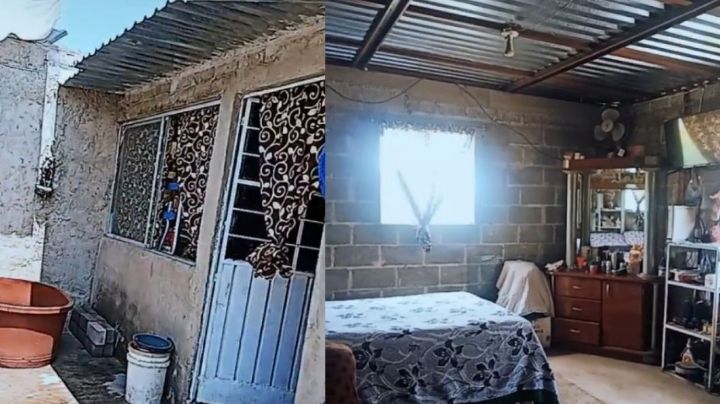 VIDEO: Usuaria de TikTok presume su casa de lámina y ¿se burlan de ella?