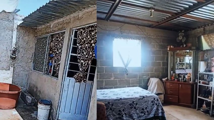 VIDEO: Usuaria de TikTok presume su casa de lámina y ¿se burlan de ella?