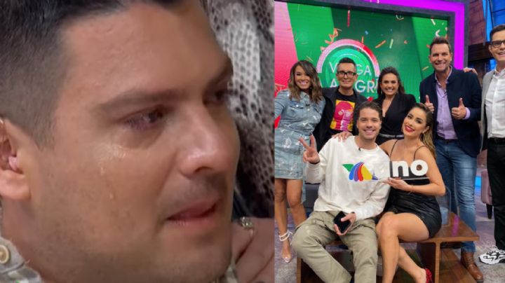 Tras 'pleito' en 'VLA', exconductor de TV Azteca recibe dura noticia en vivo y se ahoga en llanto