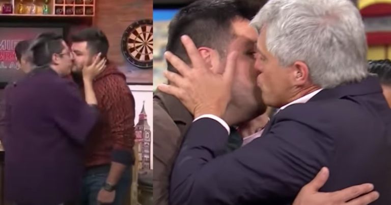 Beso Manu Nna y Lisardo