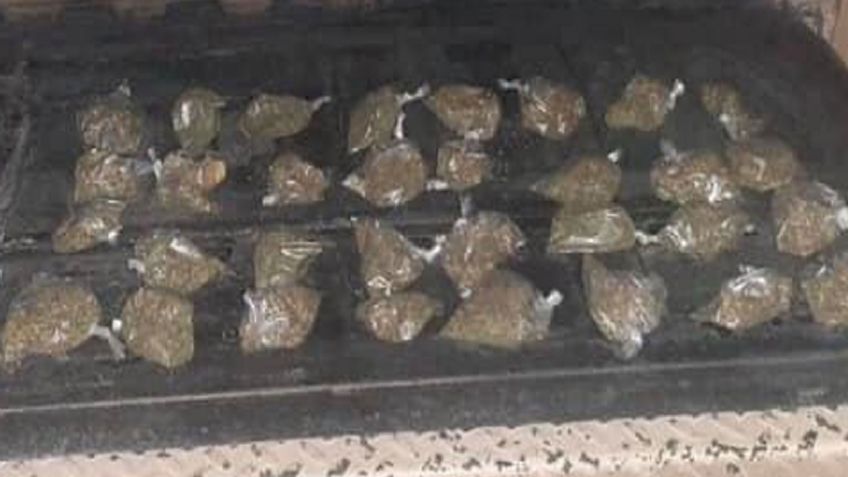 Hermosillo: Se asustó al ver a la policía y dejó tirada mochila con 33 envoltorios de droga