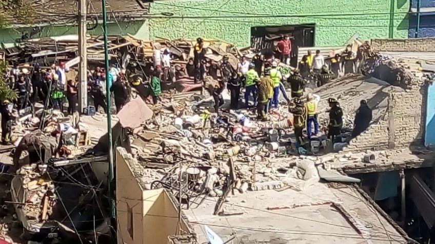 Van dos víctimas por la explosión de un tanque de gas en la CDMX; fallece José de 82 años