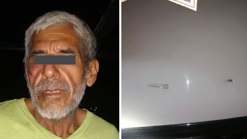 Hermosillo: Arrestan a 'El Chino' por lanzar piedras a una patrulla de la Policía Municipal