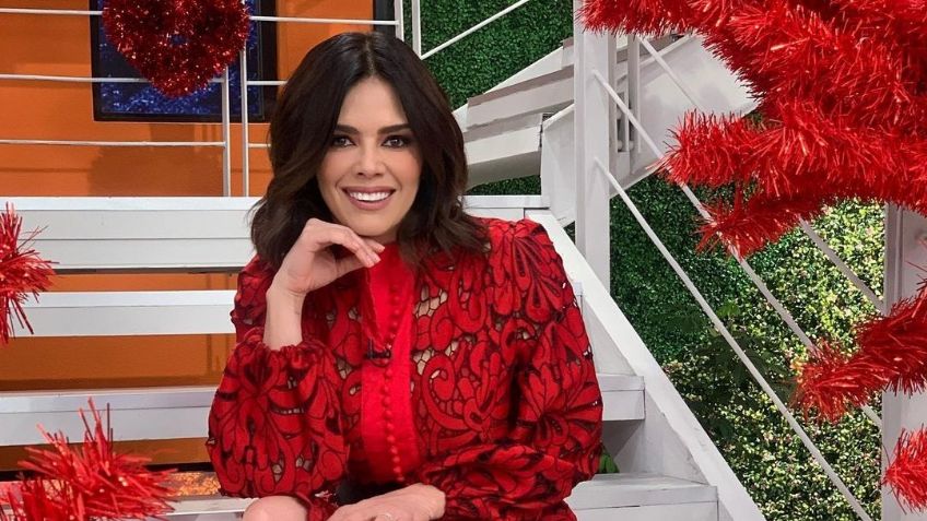 FOTOS: Sofía Villalobos, de 'Hoy', arranca suspiros en Televisa con coqueta falda de cuero