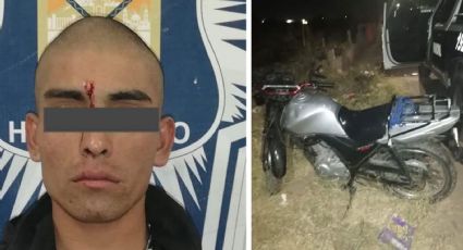 Hermosillo: Trató de llevarse motocicleta sin permiso, pero fue sorprendido por policías