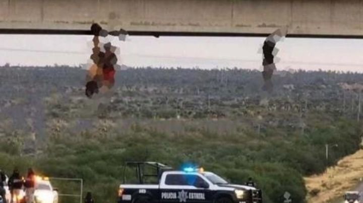 Amanece Zacatecas con 9 cuerpos colgados en puente de la Carretera Federal 45