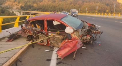 Un hombre y su 'perrito', las víctimas letales de una colisión en la autopista México-Toluca