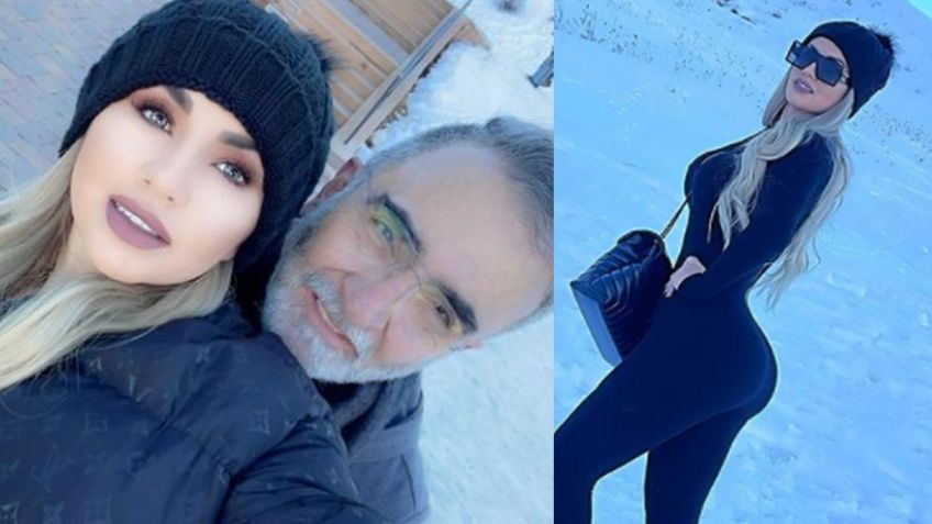 "Parece travesti": Se comen viva a Mariana González, novia de Vicente Fernández Jr., por esta foto