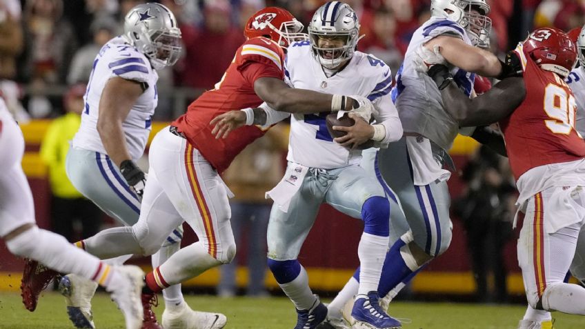 ¡Los paran en seco! Defensiva de Kansas frena ataque de Vaqueros y los Jefes se imponen