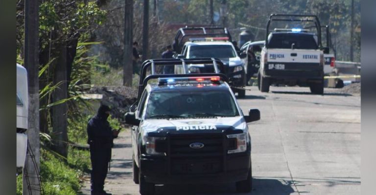 Autoridades llegan al lugar de los hechos