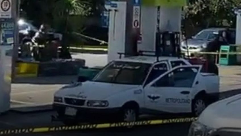 Balas en Morelos: Pistoleros ejecutan a un taxista mientras cargaba gasolina