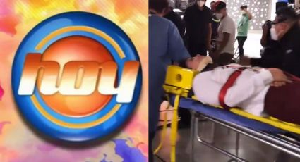 Actor de Televisa sufre terrible accidente al aire en 'Hoy' y se va del programa sin poder caminar