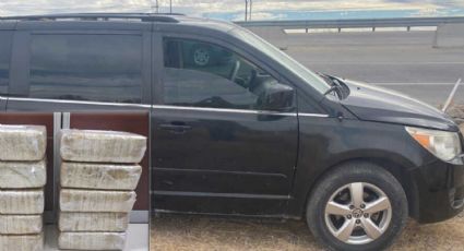 Alto al crimen: Localizan 50 kilos de marihuana abandonada en un vehículo en Pitiquito