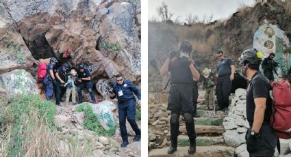 Hermosillo: Bomberos rescatan a Pedro, adulto mayor que no pudo bajar de un cerro