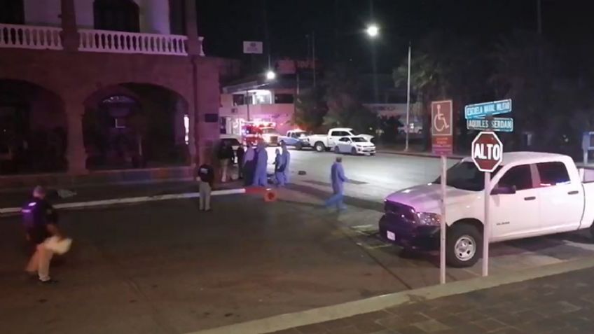 Pánico en Guaymas: Frente a Palacio Municipal, ejecutan a tres hombres