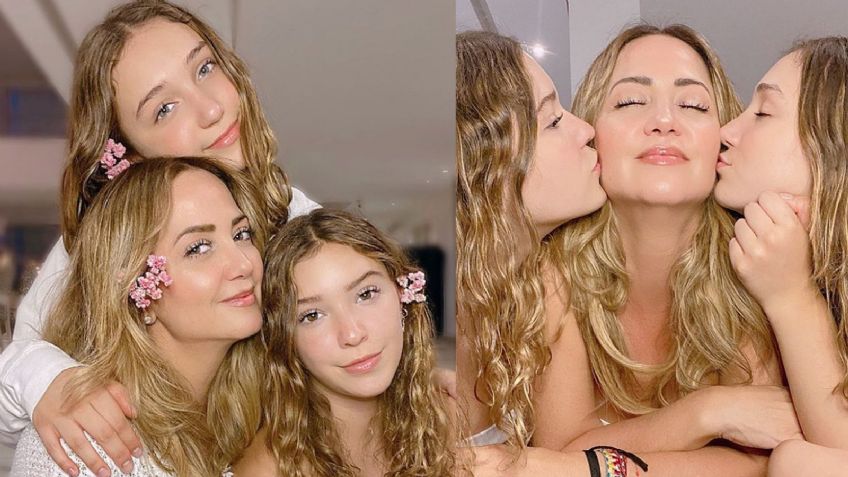Nina y Mía Rubín, hijas de Andrea Legarreta, paralizan Televisa al lucir así de encantadoras