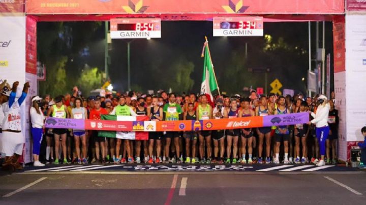 Los mexicanos Darío Castro y Eloy Sánchez hacen el 1-2 en el Maratón de la CDMX