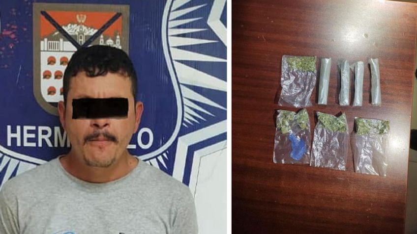 Lo detienen por conducir mientras tomaba alcohol y le encuentran marihuana en Hermosillo