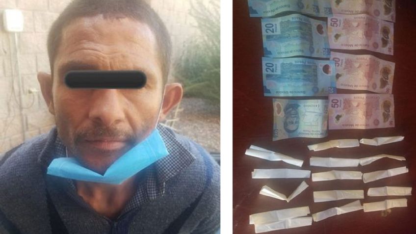 Con 15 dosis de droga cargaba Juan José 'N' en Hermosillo y es detenido tras ser denunciado