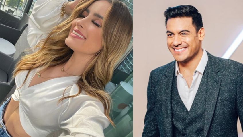 Cynthia Rodríguez luce espectacular en TV Azteca y Carlos Rivera se derrite al verla: "Eres hermosa"