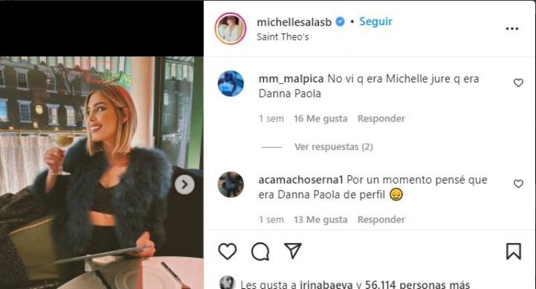 Confunden a Michelle Salas con Dana Paola