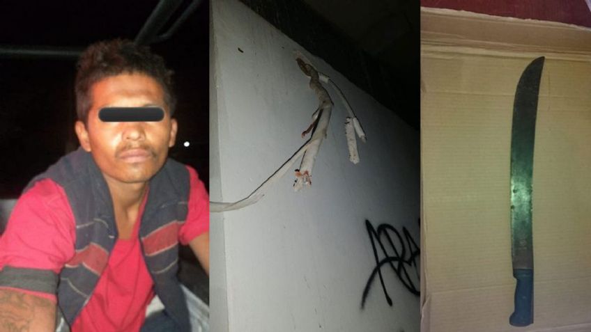 Sorprenden a Armando 'N' robando en jardín de niños de colonia Apache en Hermosillo